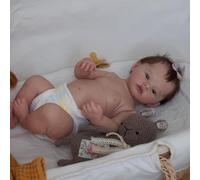 SYP Bambola-Reborn Realistica 50cm - Corpo in vinile silicone realistico Bambola neonato artigianale Riproduzione fedele di un neonato vero Completa di accessori per l'alimentazione
