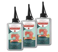 SYPRIN OS Olio per macchina da cucire per meccanica fine, olio universale per punteggiatura (3x 100 ml)