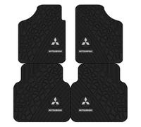 SYQCM 4 Pezzi Tappetini Auto per Mitsubishi Pajero, Auto Anteriori Posteriori Moquette Salva Moquette Made Tappeti Antiscivolo Accessori