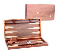 Syrace Set di Backgammon in Legno - Classico Gioco da Tavolo con Custodia da 15,7", Dimensioni Grandi, Pezzi Checker per Adulti e Bambini