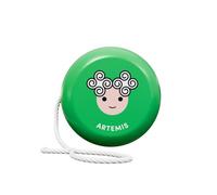 SYRAKOUS, Mitoyoyo Artemis, Yo-Yo STEM in legno, Gioco Didattico e Collezionabile, Sfida la Gravità, Vivi la Mitologia Greca! Per bambine e bambini dai 6 Anni, Dea della luna e della Caccia