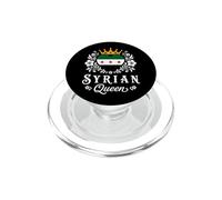 Syrian Queen New Syria Flag Proud Syrian Woman PopSockets PopGrip per MagSafe