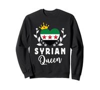 Syrian Queen Syria Flag Proud Syrian Woman Felpa