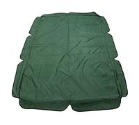 Syrisora Copertura per Altalena, Tessuto Oxford Impermeabile Rivestito in Argento Resistente Ai Raggi UV con 4 Cinghie di Rinforzo, per la Sostituzione della Parte Superiore Dell' (Verde scuro)