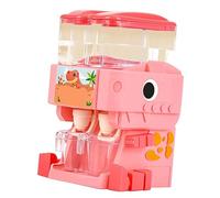 Syrisora Giocattolo per Fontanella per Bambini, Simpatico Distributore D'acqua per Dinosauri con Funzione di Simulazione per Giochi D'acqua, Impara con Giochi di Ruolo Familiari (Rosa)