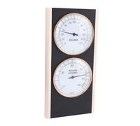 Syrisora Igrometro del Termometro a Sauna in Legno con Display Grande, Misuratore di Temperatura e umidità Accurato per Doccia Spa, Sala Sauna