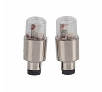 Syrisora Luci per Ruote da 2 Pezzi, Luci Decorative Colorate per Pneumatici con Flash Automatico e Design Impermeabile, per Auto, Moto, Biciclette, Veicoli Elettrici (B)