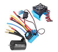 Syrisora Motore Brushless 3650 2300KV a 4 Poli con Dissipatore di Calore | ESC Impermeabile con Protezione da Surriscaldamento, Dissipatore di Calore in Lega di Alluminio, Avvolgimenti in Rame Ad