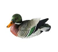 Syrisora Pond Decor Duck Statue, Pond Floating Duck Statue, Floating Pond Decor Duck Sculpture per Garden Pond Pool Decor (Eroico)