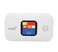 Syrisora Router WiFi 4G Router Hotspot Mobile 150Mbps 4G LTE con Slot per Scheda SIM Display a LED Batteria da 2100 MAh per Lavori di Viaggio in Asia