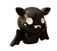 Syrisora Set di Figurine di Pipistrelli da Scrivania, Confezione da 2 | Plastica Inodore, Consistenza Realistica, Dimensioni 2-3 Cm, per Terrari, Case Stregate o Decorazioni da Tavola Gotiche