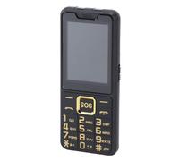 Syrisora Telefono Cellulare 2G Telefono Cellulare Big Key, Big Key Telefono Ultra Thin 2.6in 2 Flashlight, BT 0,3 MP Annuncio della Fotocamera VOCE Cellulare 2G (Nero)