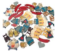 SYRQUX decorazioni Oktoberfest, set da 100 elementi | Cento elementi permettono di distribuire la decorazione su tavoli e zone diverse durante feste bavaresi.