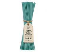 SYS Profumi bastoncini diffusore in rattan naturale, 50 pezzi | bastoncini Mikado Deodorante | bastoncini per oli essenziali, alto assorbimento e diffusione continua, blu, 2,5 mm x 32 cm