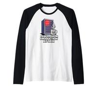 Sysadmin Devops Debugging in Production At 3AM Maglia con Maniche Raglan