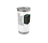 SysAdmin Programmer My Code Runs Your Server Bicchiere termico in acciaio inox doppia parete