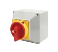 SYSCZPWC Interruttore di Isolamento con Scatola Protettiva Impermeabile LW26GS-63/2M Controllo Principale Motore Interruzione di Alimentazione Disconnessione del carico 63A