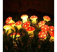 Sysdisen Lucine a Forma di Fungo - Luci da Giardino estetiche a LED,Lampada Decorativa per Recinzione del Cortile del dormitorio della Camera da Letto per Matrimoni di Natale