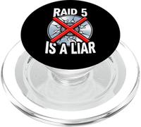 System Administrator RAID 5 Is A Liar Server Tech PopSockets PopGrip per MagSafe
