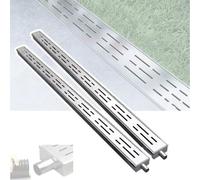 System di Drenaggio Sottile sotto Il Ponte, Vialetto del Canale di Drenaggio in Calcestruzzo, Grondaia Fognaria Stretta Esterna, Trincea E Griglia in Acciaio Inossidabile(5x10x100cm)