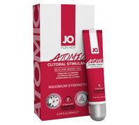 System JO Atomic Clitoride Stimolante Silicone Base Gel Formicolio Caldo Effetto