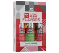 Pack di 3 Lubrificanti a Base d’Acqua H2O Flavors TRI ME