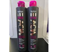 System Move Shampoo e Balsamo per Capelli Lisci con Olio di Argan, Malva e Avena, Set da 2 Pezzi