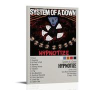 System of A Down Album Hypnotize - Poster su tela, decorazione artistica da parete per soggiorno, 30 x 45 cm, con cornice