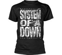 System of a Down Distressed Black XL Maglietta