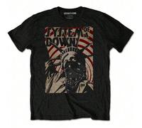 System Of A Down | Official Band T-Shirt | Liberty Bandit - 24-Hour Fast Shipping! Showcase your appreciation for System Of A Down's powerful music and messages with the "Liberty Bandit" official band