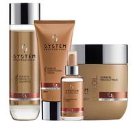 System Professional LipidCode Luxeoil Set (Shampoo 250ml + Conditioner 200ml + Mask 200ml + Elixier 100ml)