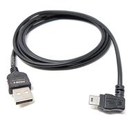 SYSTEM-S 140 cm Cavo USB 2.0 per USB a a USB Mini B 5 Pin Connettore ad Angolo retto 90 Gradi a Sinistra