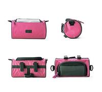 SYSTEM-S 2 in 1 borsa da bicicletta borsa da manubrio supporto per...