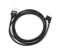 SYSTEM-S 2 m Meter Micro USB 2.0 Cavo ad Angolo di 90 Gradi ad Angolo retto (Destra/Male) Adattatore Cavo Dati e Cavo di Ricarica