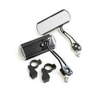 SYSTEM-S 2X Specchio retrovisore Bicicletta Bicicletta Retro Style in Nero