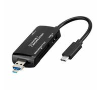 SYSTEM-S 3in1 USB 3.1 Tipo C A Tf SD Scheda E Micro-Usb Lettore di K