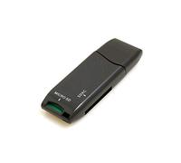 2 IN 1 USB Tipo A 3.0 A Micro SD SDXC SDHC Lettore di Schede Adattatore IN Nero