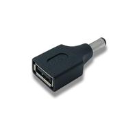 SYSTEM-S Adattatore DC 20 V, 5,5 x 2,1 maschio a USB 2.0, cavo nero