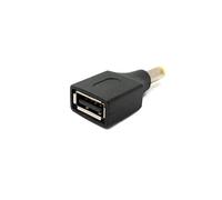 System-S Adattatore DC 20 V 5,5 x 2,5 maschio a USB 2.0, cavo nero