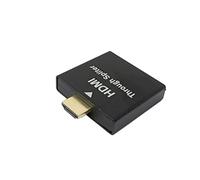 System-S Adattatore HDMI Y 4K standard maschio a 2 prese standard, colore nero