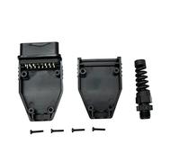 System-S Adattatore OBD 2 16 pin maschio cavo di collegamento nero per diagnosi auto