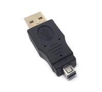 System-S Adattatore USB 2.0 tipo A maschio a IEEE 1394 4P maschio cavo in nero