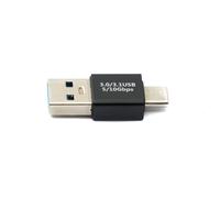 SYSTEM-S Adattatore USB 3.0 Tipo A Maschio a 3.1 C Maschio Unidirezionale 10 ...