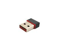 SYSTEM-S Adattatore USB 802.11n Wifi N150 Dongle WLAN Antenna 150 Mbps IN Nero
