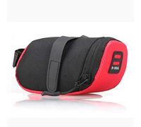 System-S Borsa da sella per adulti, unisex, colore rosso, standard