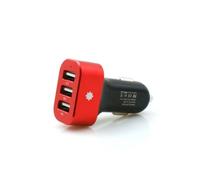 System-S Caricabatteria universale per auto 3 porte (3 x USB A) triplo...