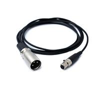 System-S Cavo audio 150 cm Mini XLR 3 poli femmina a XLR 3 poli, adattatore nero