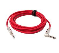 Cavo audio 450 cm 6,35 mm jack maschio a maschio angolo adattatore AUX rosso