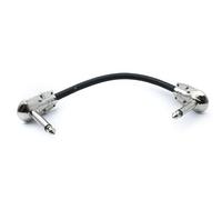 SYSTEM-S Cavo audio jack 15 cm AUX 6,35 mm 2 pin maschio a maschio adattatore angolare