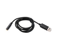 SYSTEM-S Cavo Audio USB 100 cm Jack 3,5mm Femmina a 2.0 Tipo A Maschio AUX